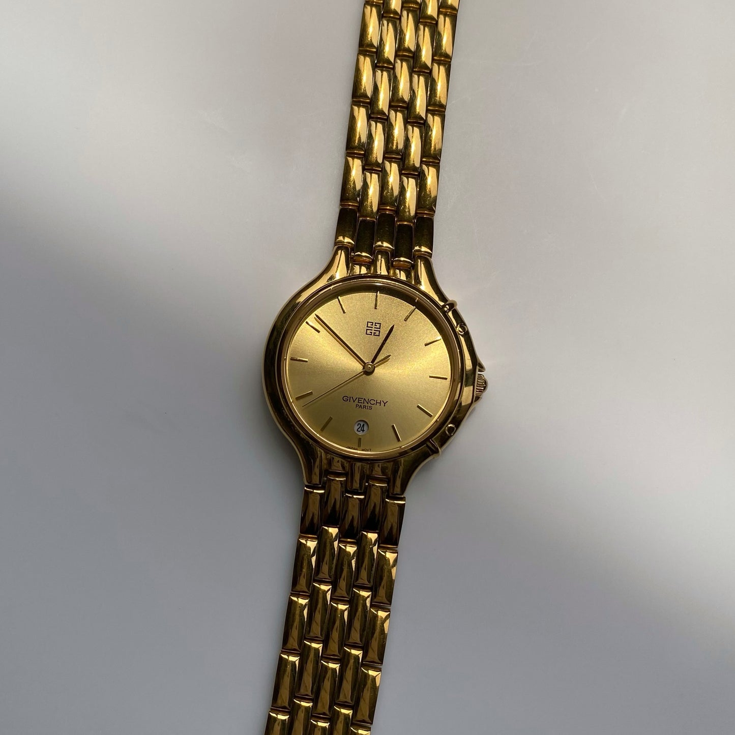 Givenchy Gold Plated Stainless steel Round Watch