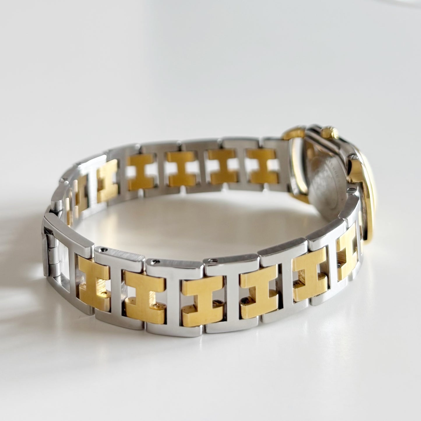 Hermes 1990s Rallye Two Tone Watch