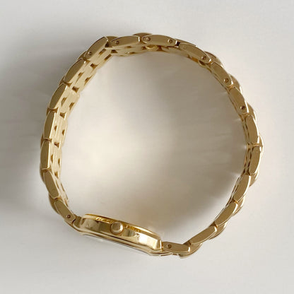 Dior 1990s Round Dial Gold Plated Watch