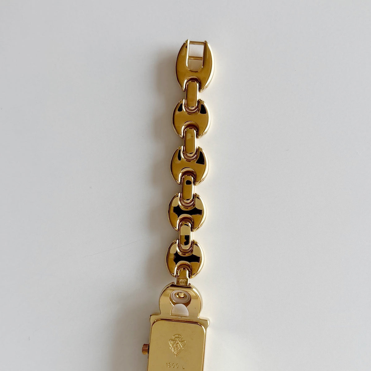 Gucci 1990s Interchangeable Strap Gold Plated Watch with 3 straps, case