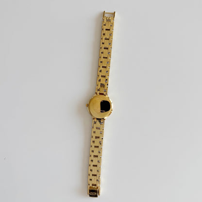 Dior 1990s Round Dial Two Tone Watch