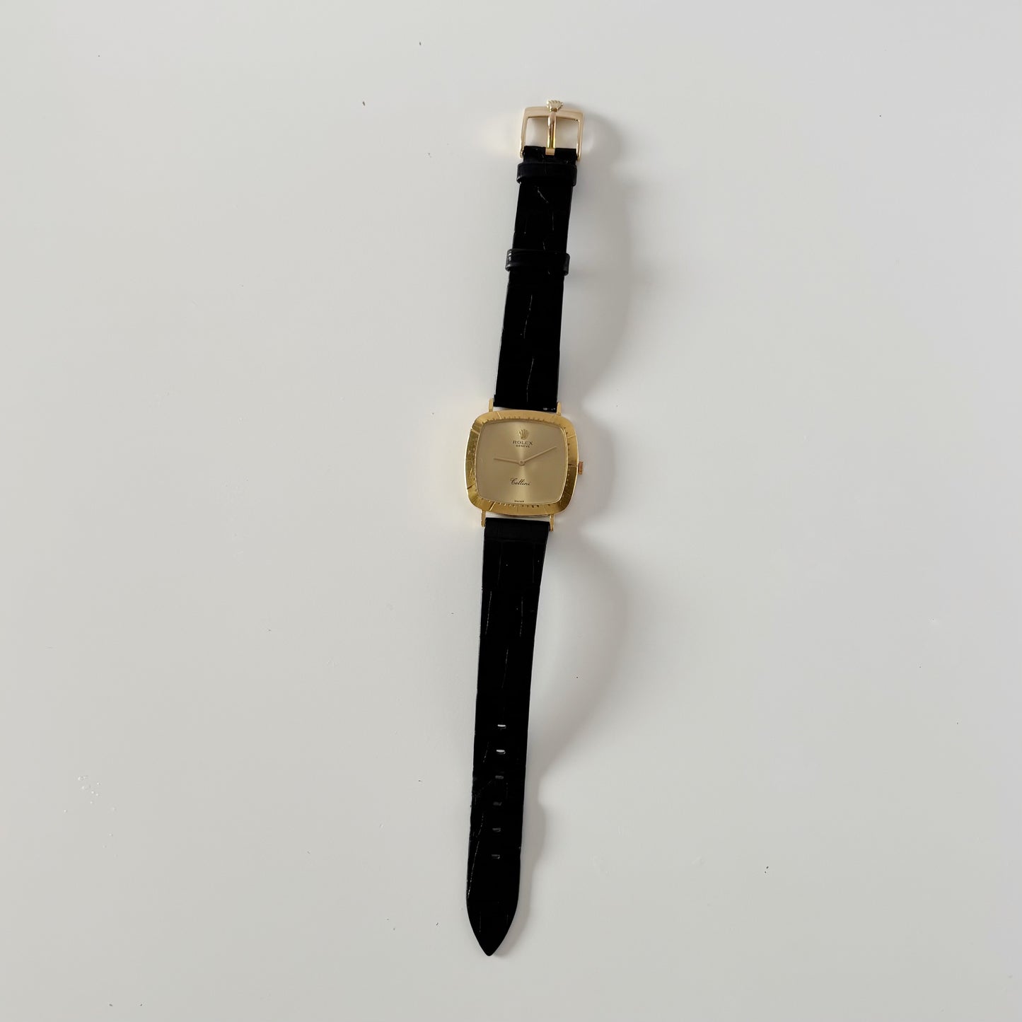 Rolex 1975 Cellini 18K Case Manual Wind Watch