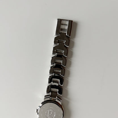 Fendi 1990s Seashell Dial Date Two Tone Watch