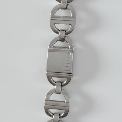 Dior Early 2000s Pandior Stainless steel Watch