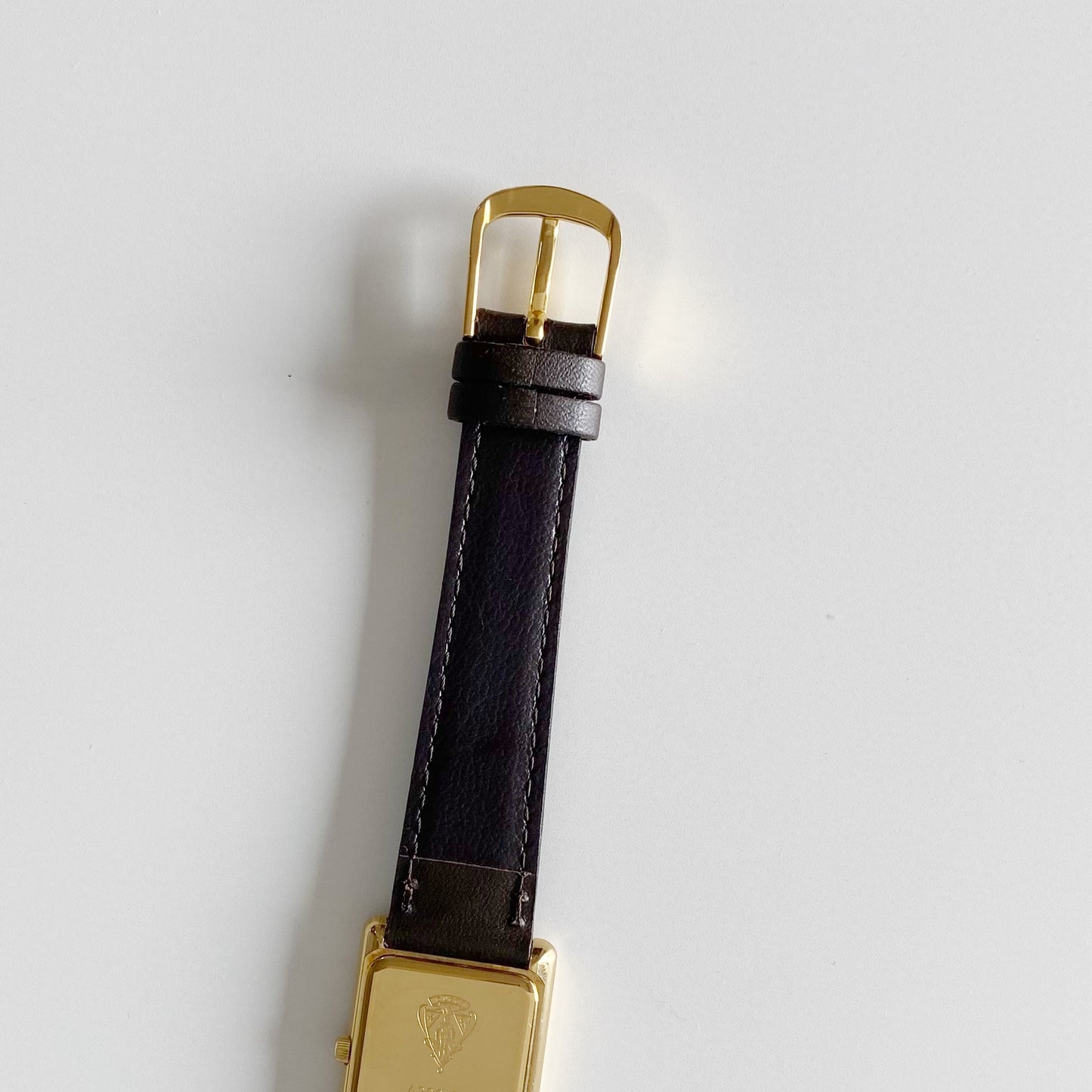 Gucci 1990s Gold Dial Tank Watch