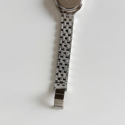 Dior 1990s Date Round Dial Two Tone Watch