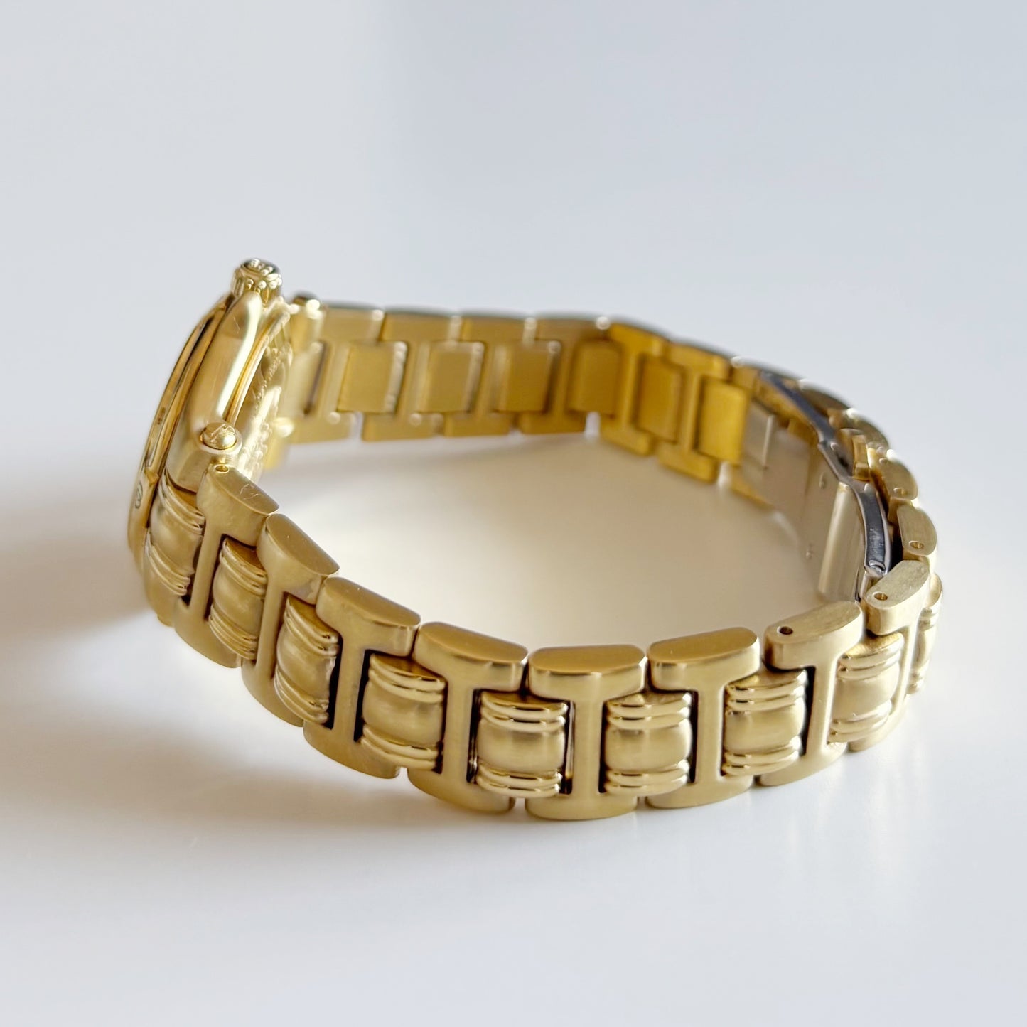 Gucci 1990s Date Gold Plated Watch