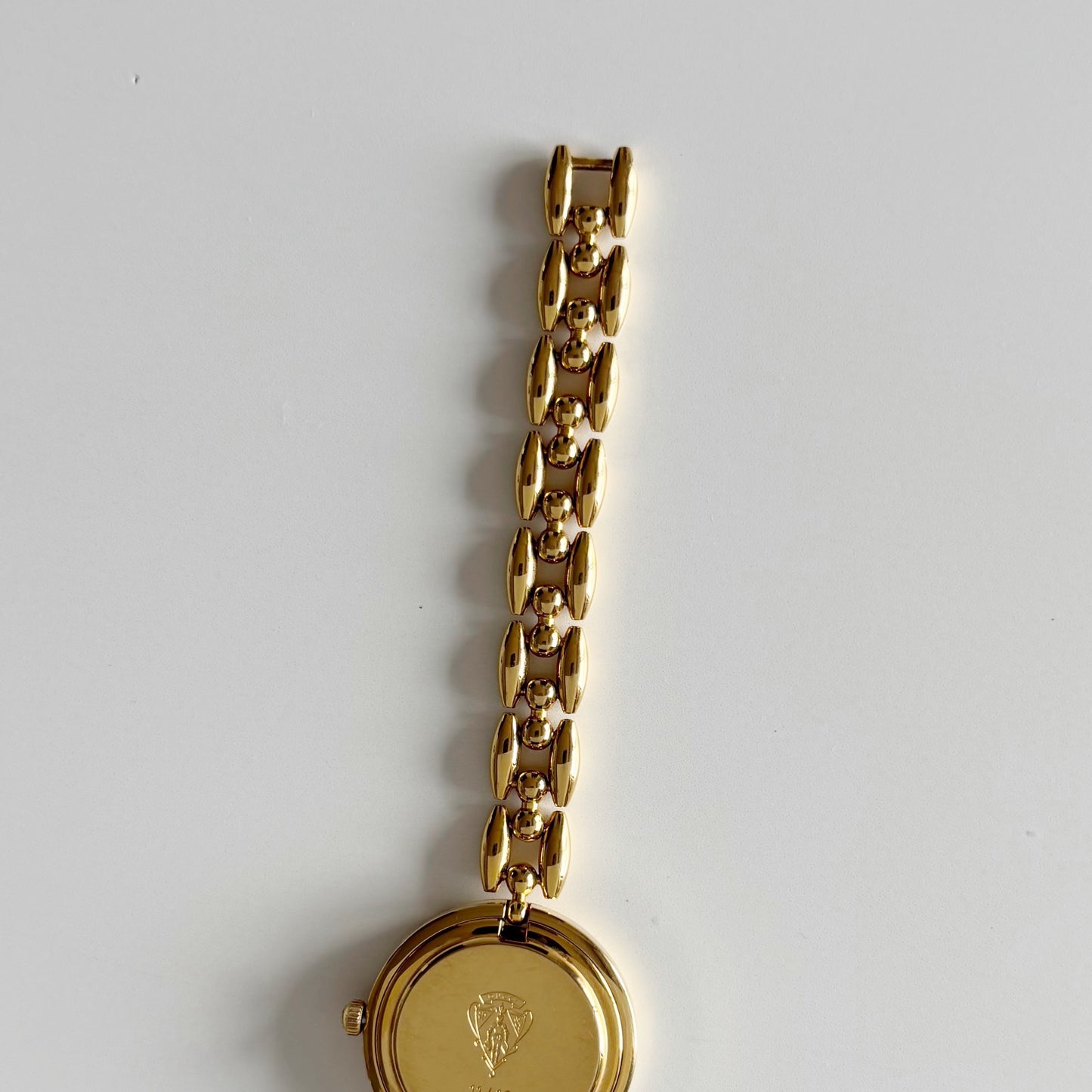 Gucci 1990s Interchangeable Bezel Gold Plated Watch with 6 bezels, case (160mm)