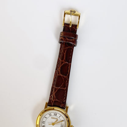 Gucci 1990s Date Round Watch
