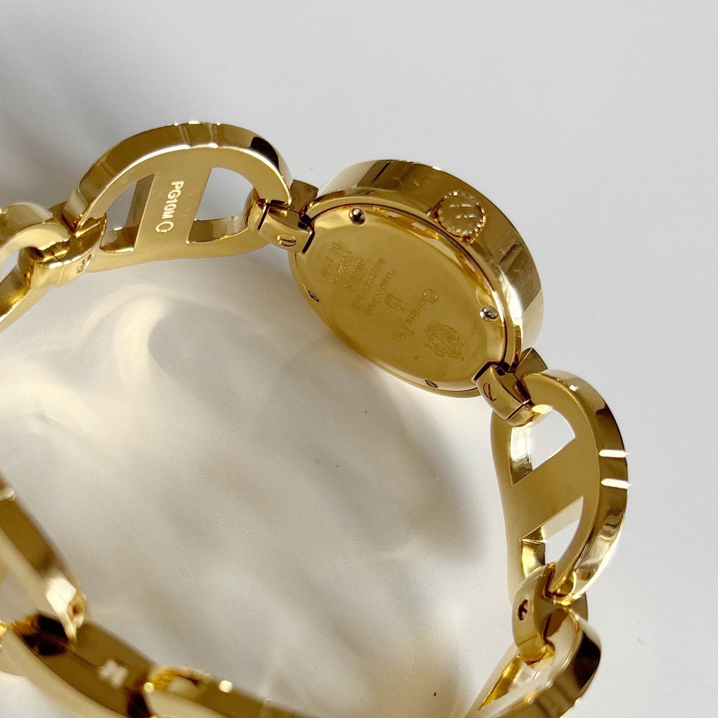 Dior Early 2000s Malice Mirror Dial Gold Plated Watch