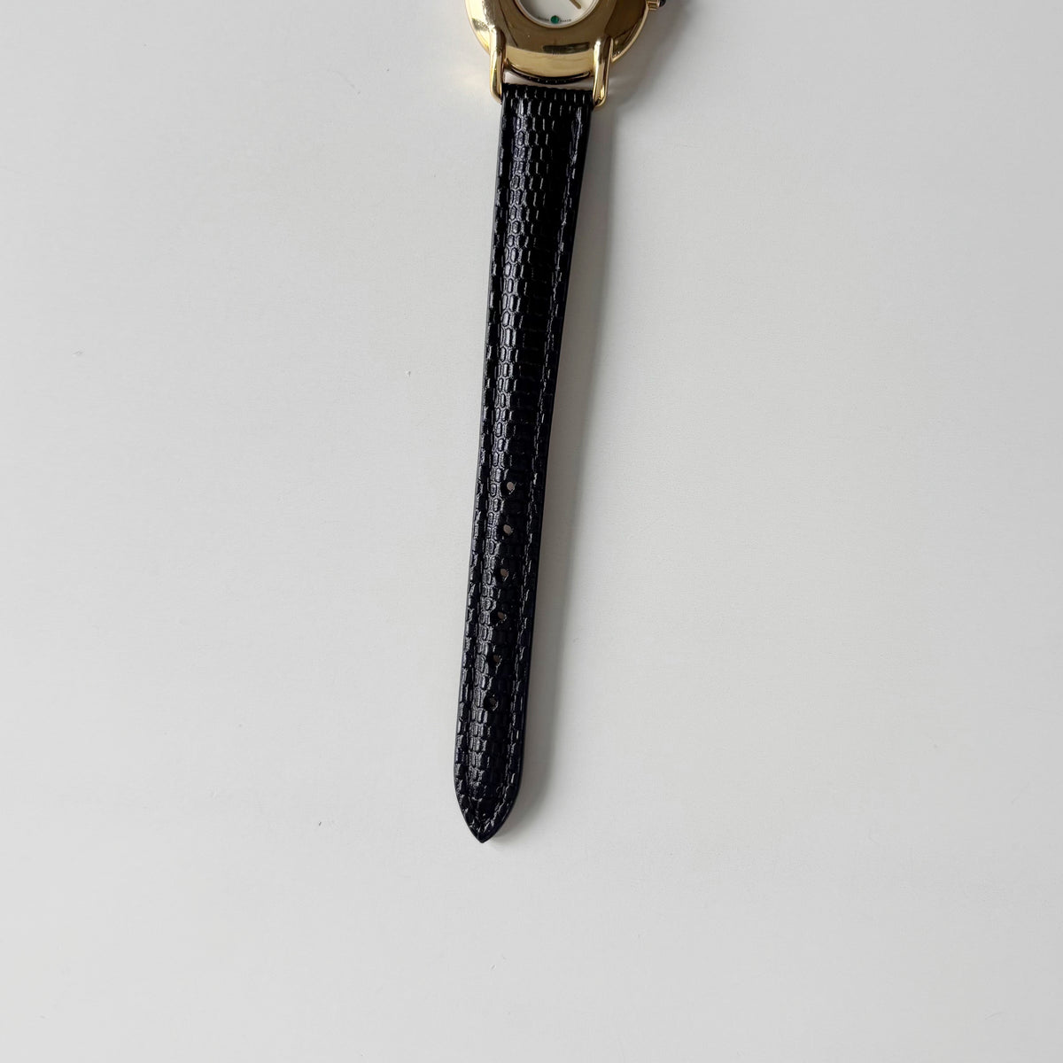 Fendi 1990s Round Dial Gold Plated Watch