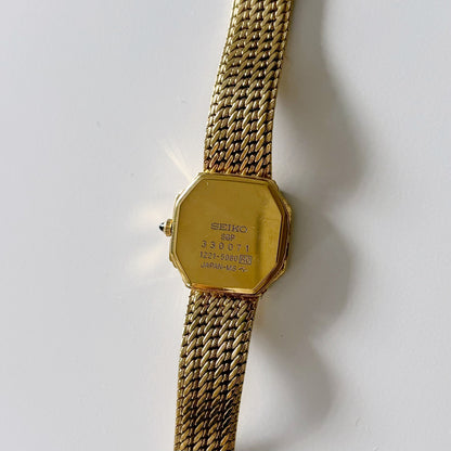 Vintage Seiko Exceline Gold Plated Square Watch