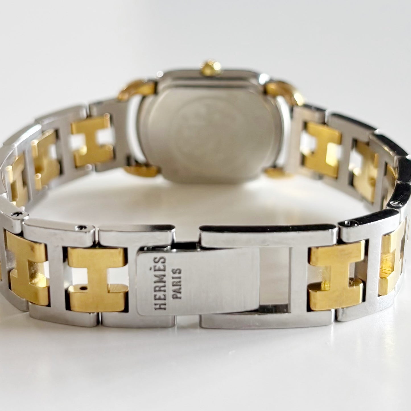 Hermes 1990s Rallye Two Tone Watch