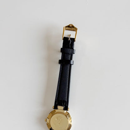 Gucci 1990s Round Dial Two Tone Watch