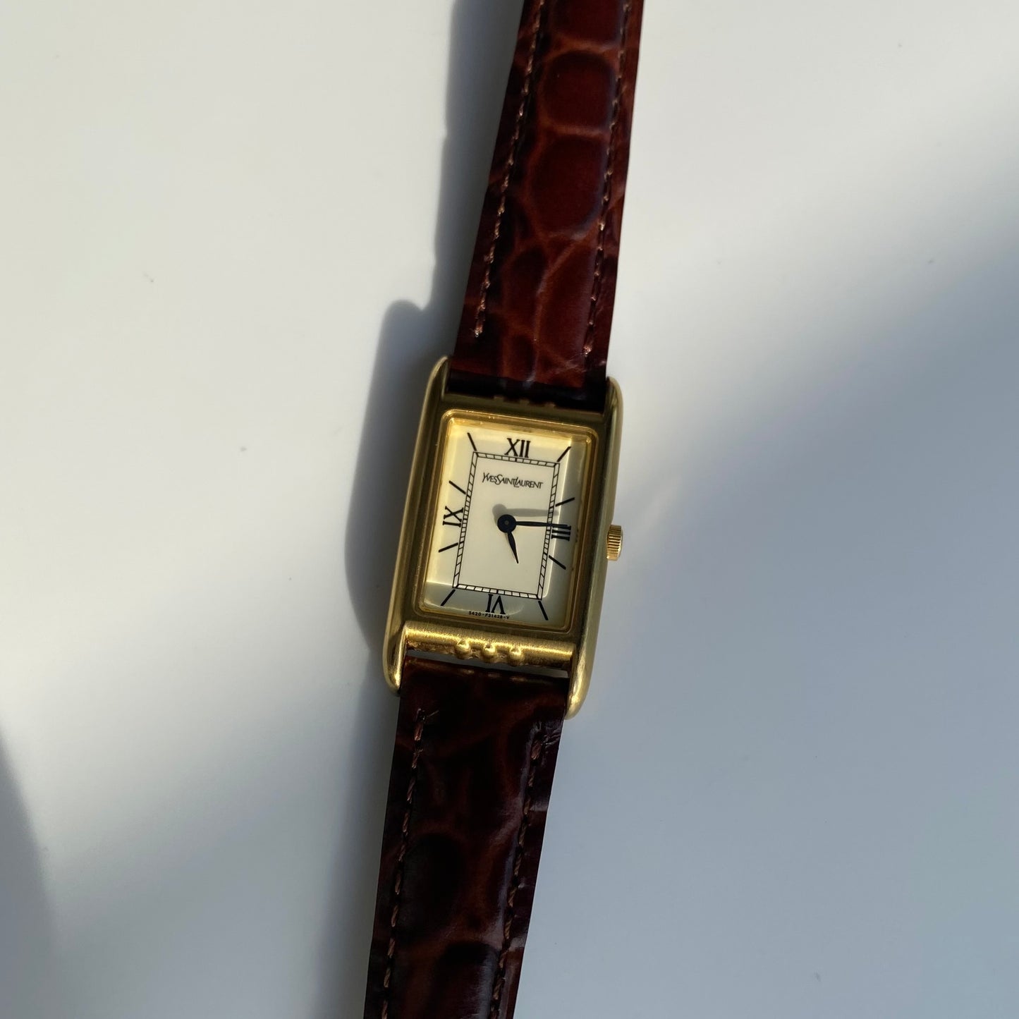 Yves Saint Laurent 1990s Tank Watch