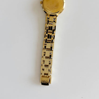 Dior 1990s Round Dial Two Tone Watch