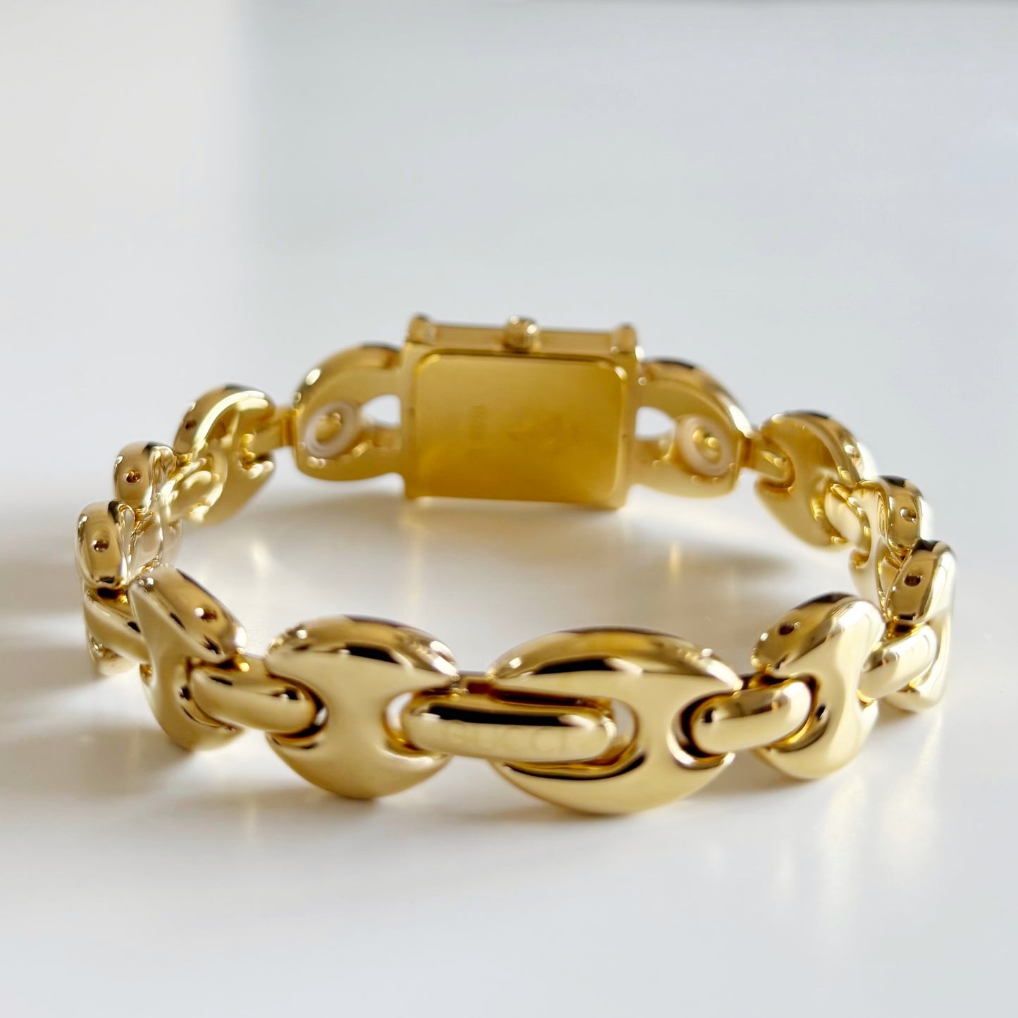 Gucci 1990s Interchangeable Strap Gold Plated Watch