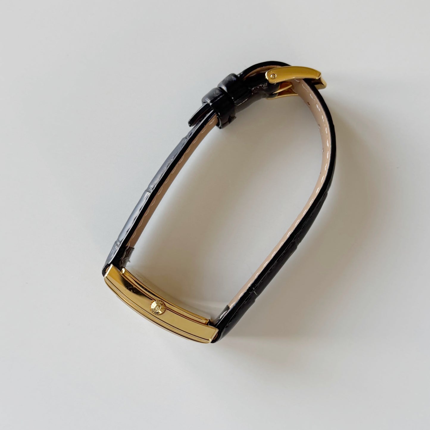 Gucci 1990s Tank Gold Plated Watch