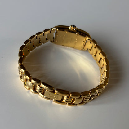 Yves Saint Laurent 1990s Tank Gold-Plated Watch