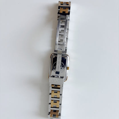 Hermes 1990s Croisier Two Tone Watch