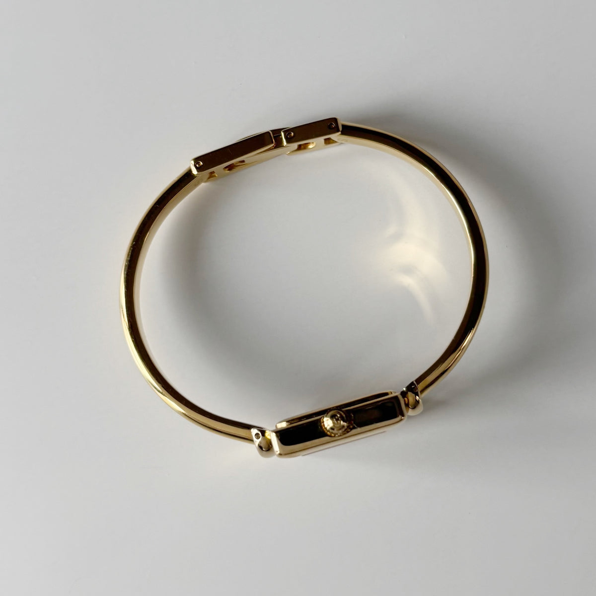 Gucci 1990s Square Dial Gold Plated Watch (Small)