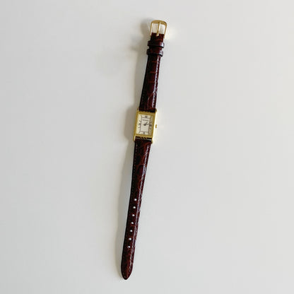 Yves Saint Laurent 1990s Tank Watch