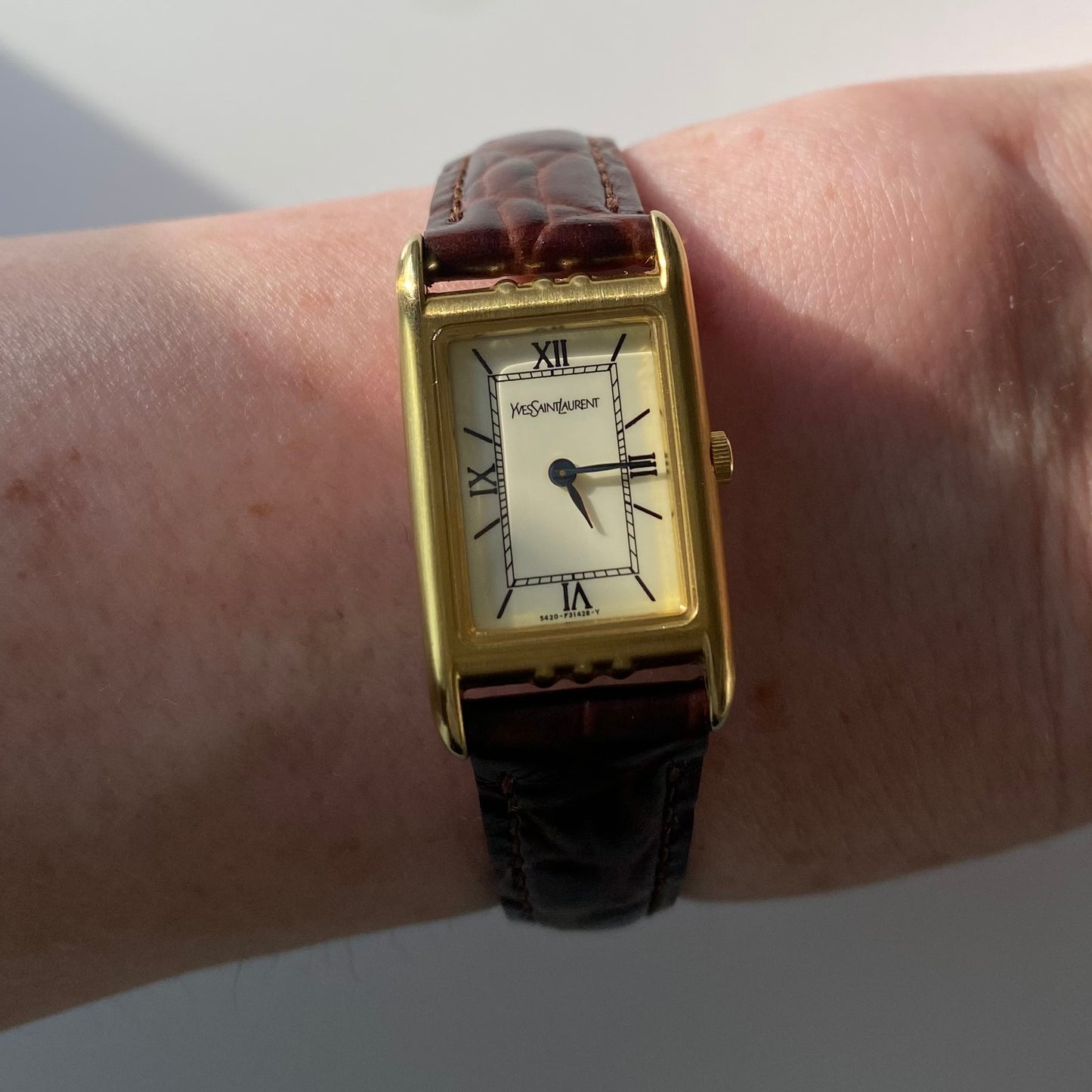 Yves Saint Laurent 1990s Tank Watch