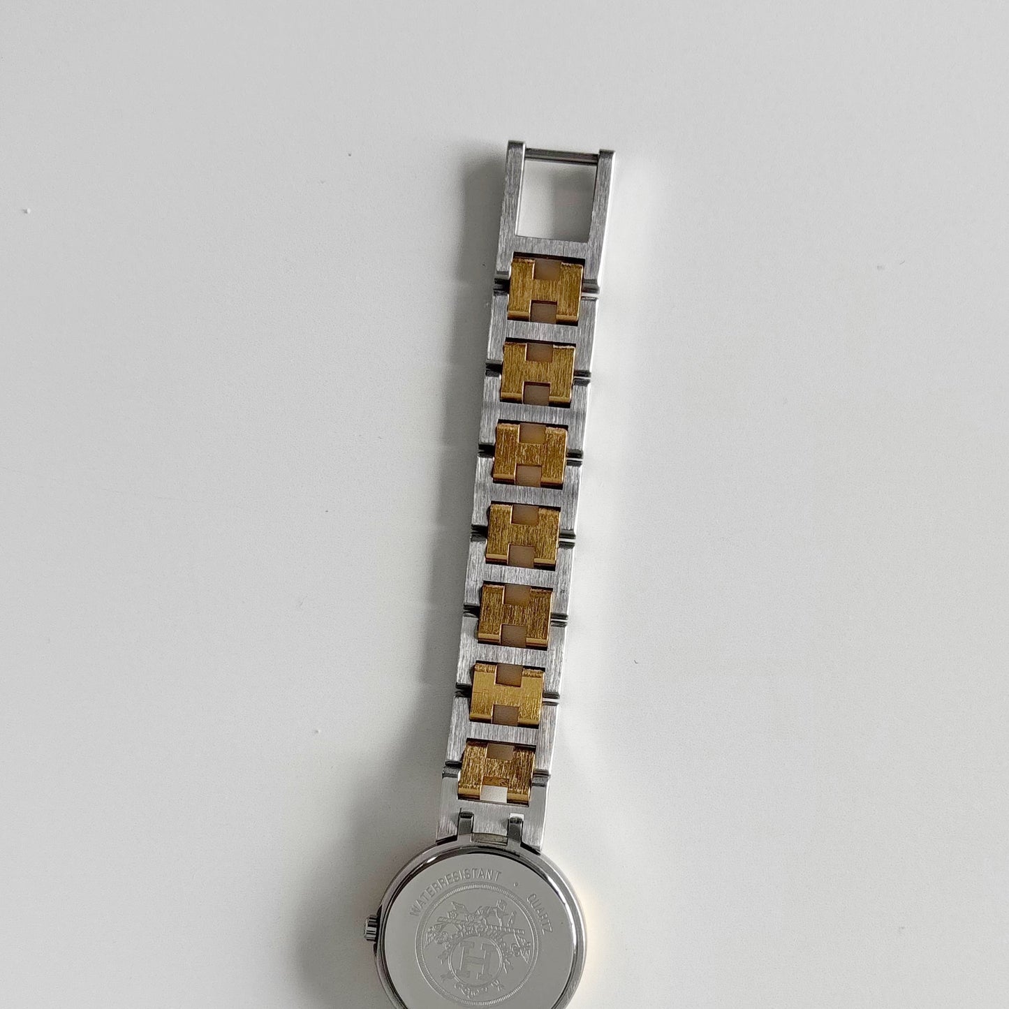 Hermes 1990s Windsor Two Tone Watch
