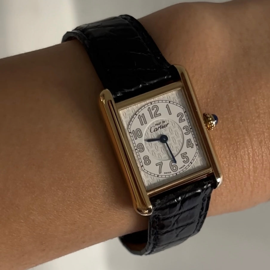 Cartier 1990s Must de Tank Watch SM