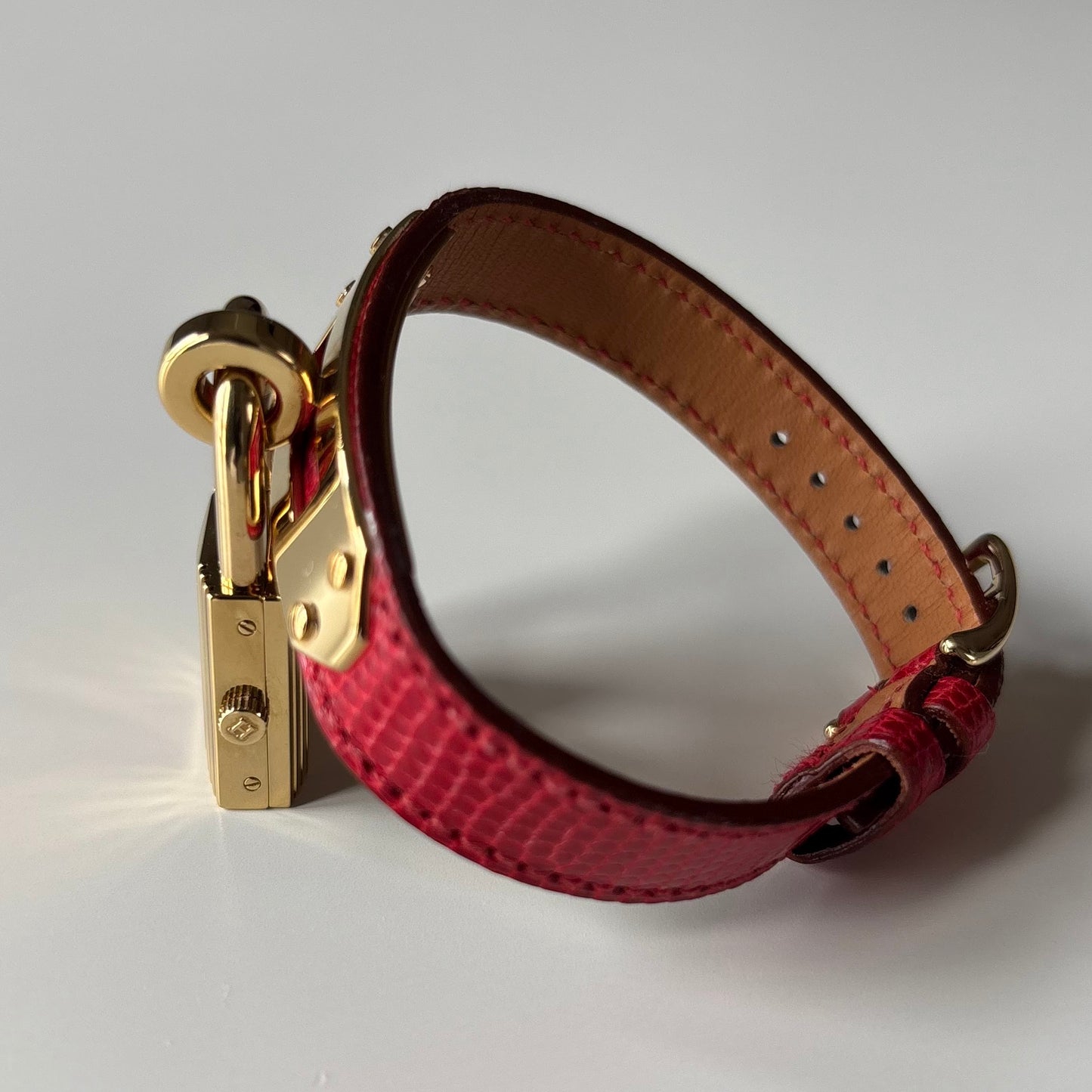 Hermes 1990s Kelly Red Watch