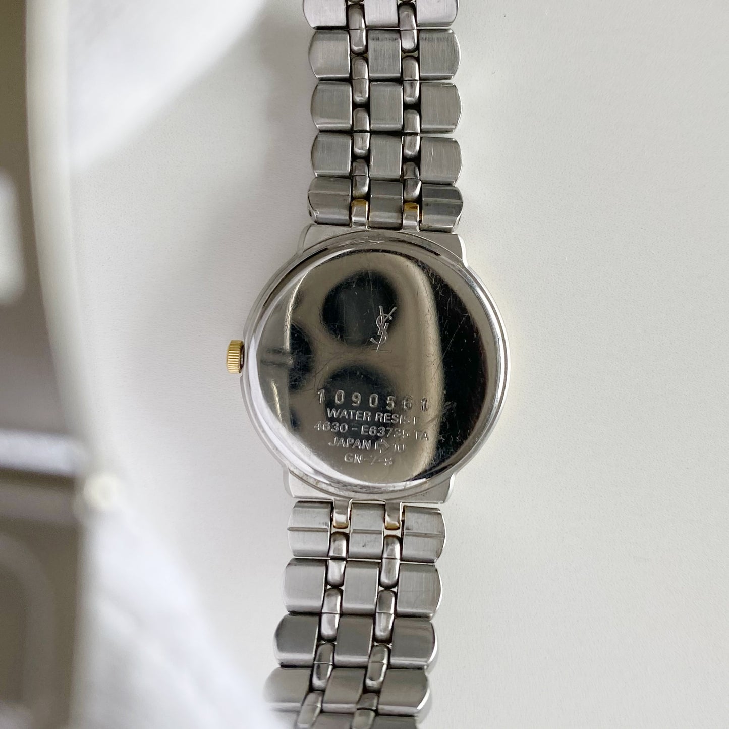 Yves Saint Laurent 1990s Two Tone Watch