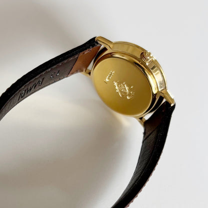 Gucci 1990s Sub second Round Dial Watch