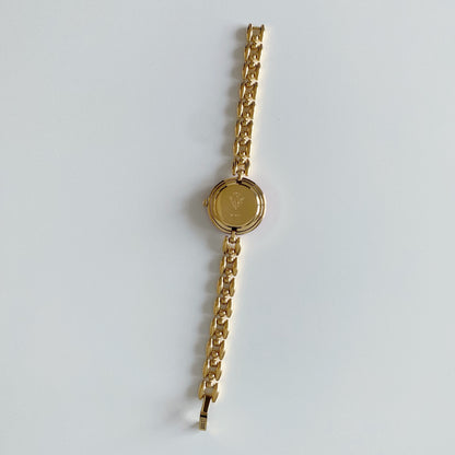 Gucci 1990s Interchangeable Bezel Gold Plated Watch with 6 bezels, case (160mm)