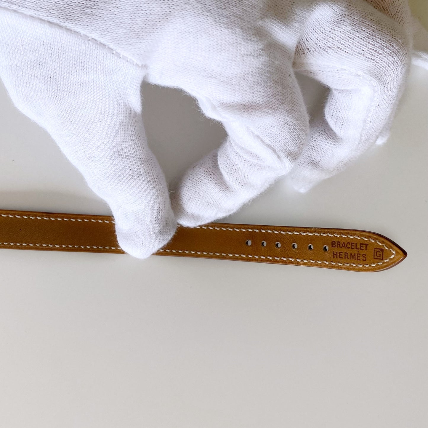 Hermes 1990s Kelly Gold Plated Watch