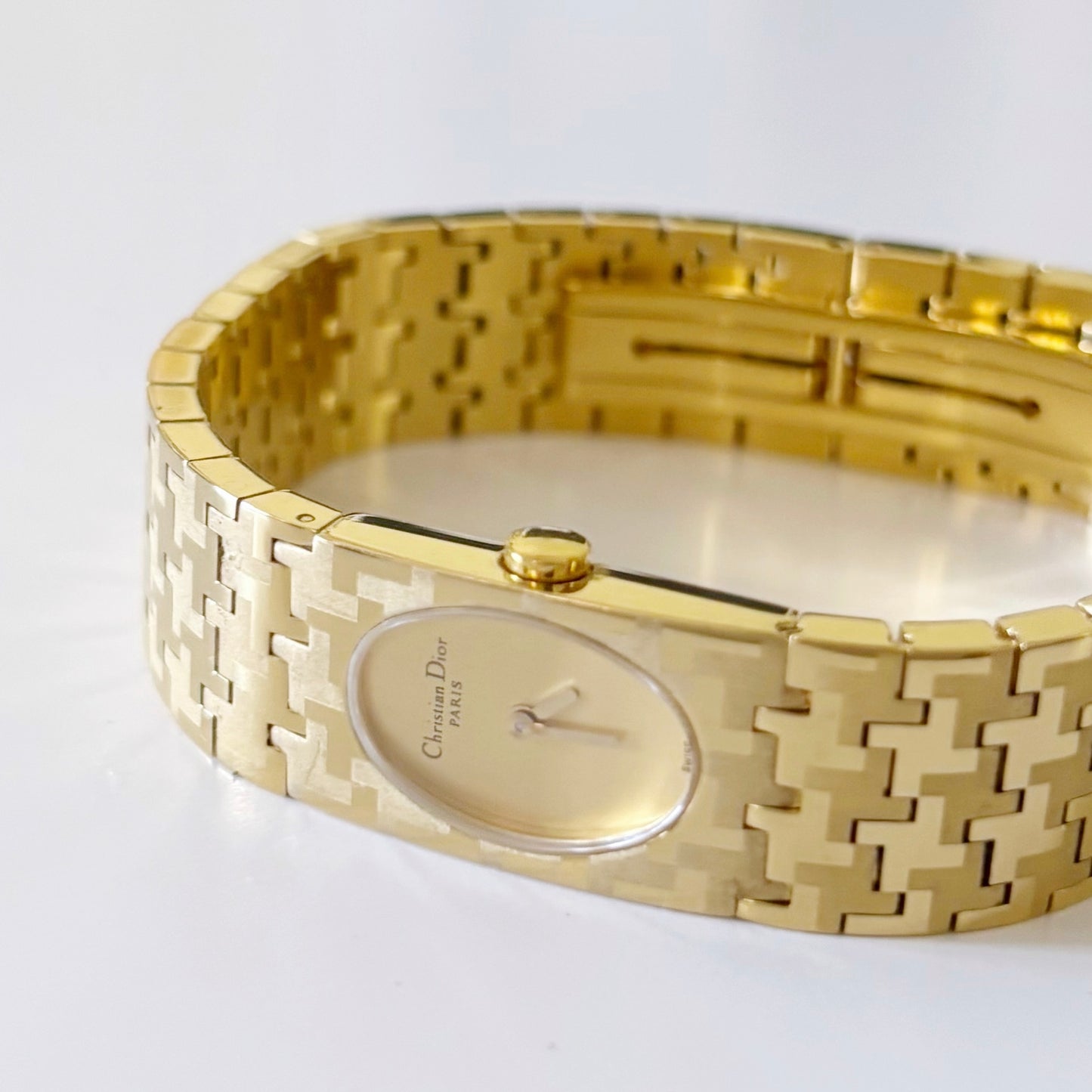 Dior Early 2000s Miss Dior Gold Plated Watch