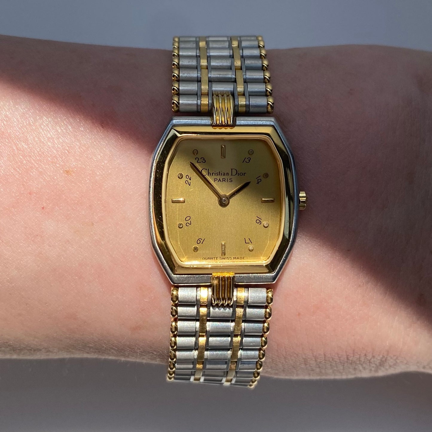 Dior 1990s Two Tone Watch