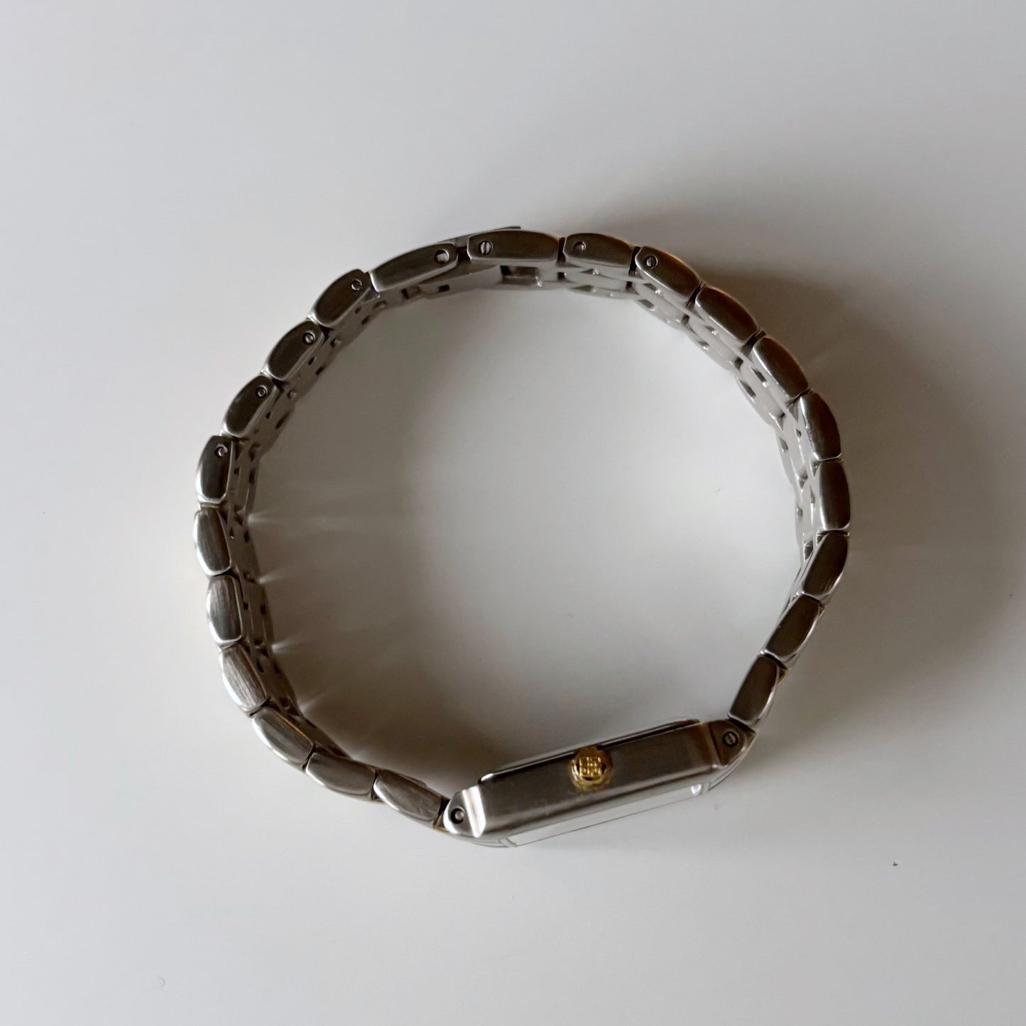 Givenchy 1990s Tank Two Tone Watch