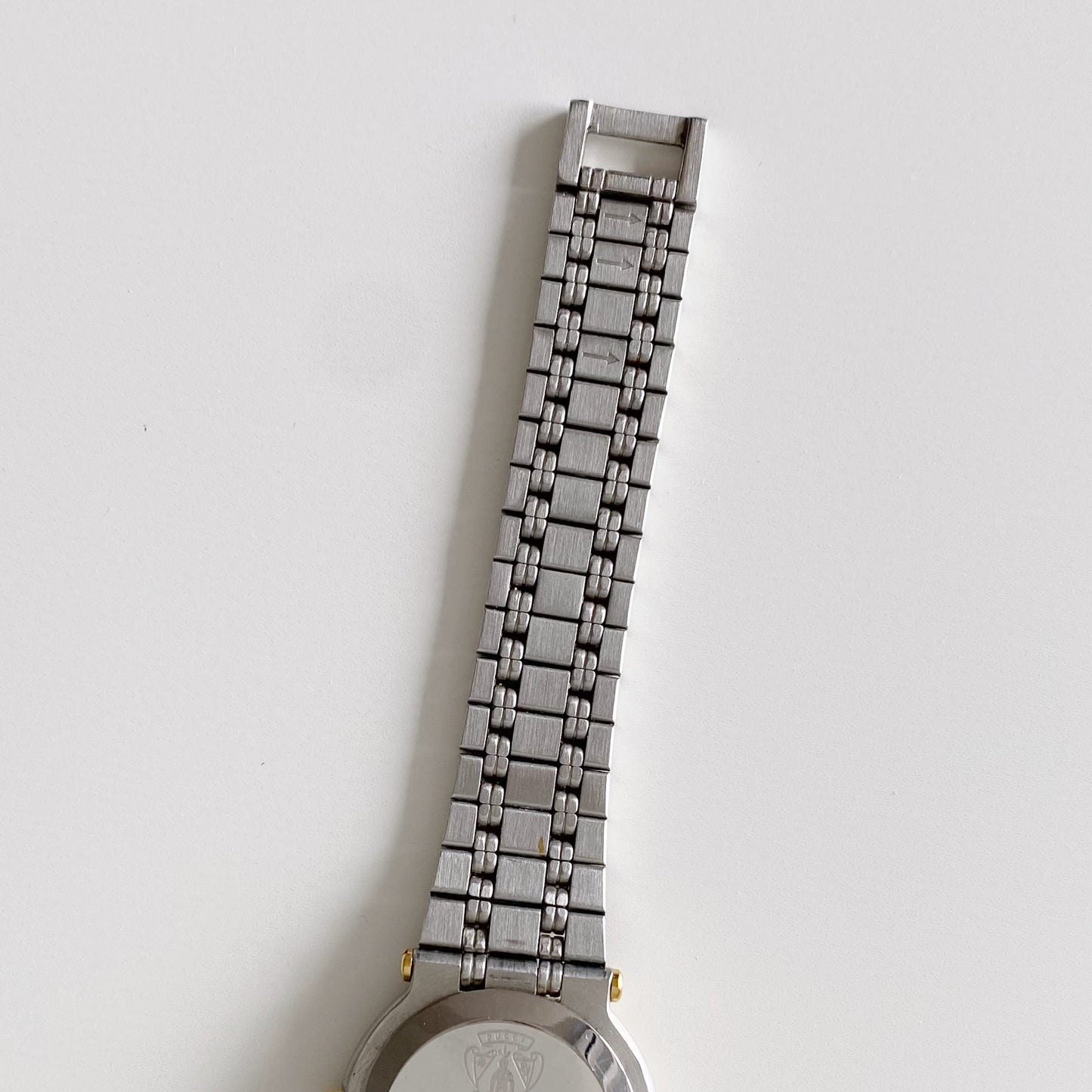 Gucci 1990s Gold Plated Two Tone Watch