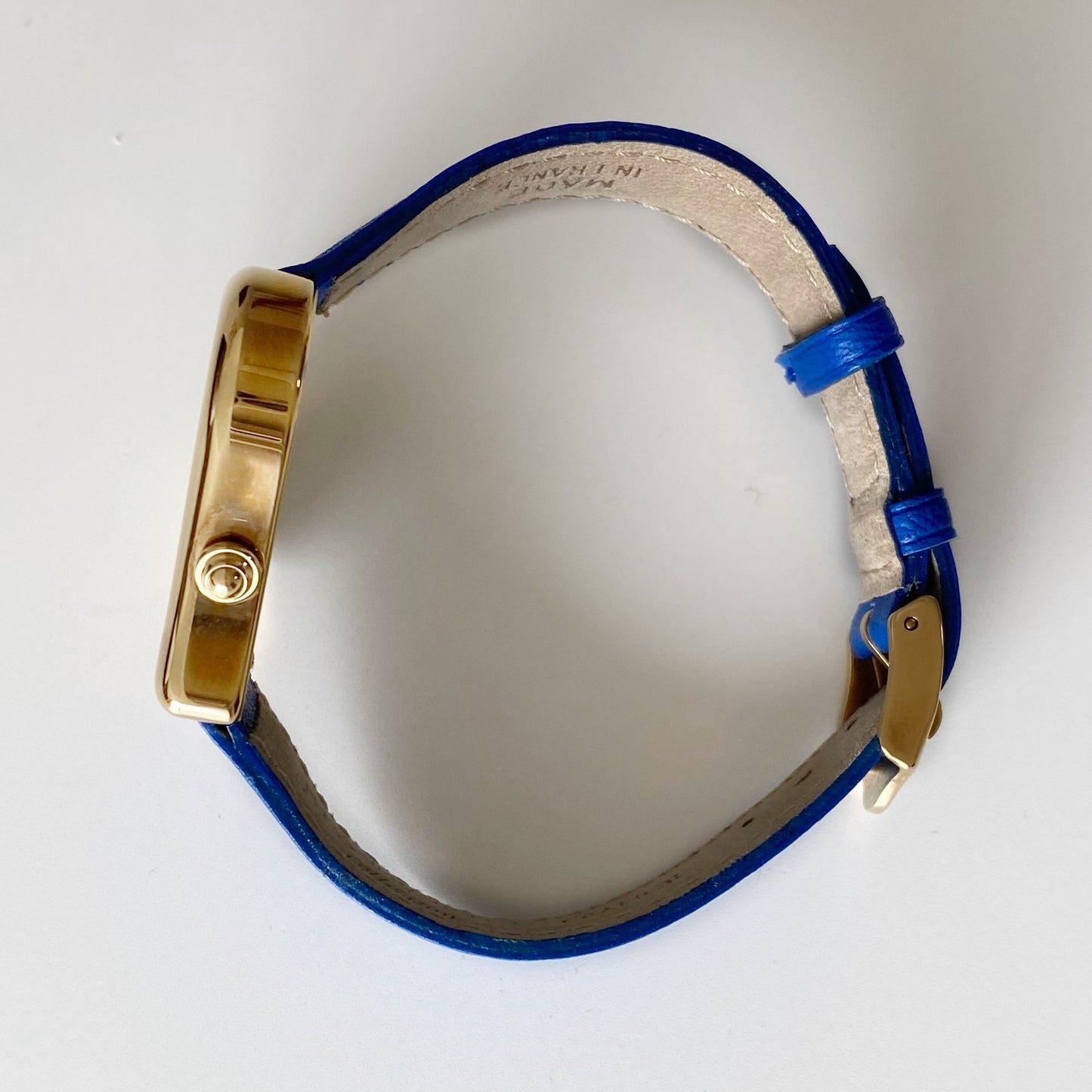 Yves Saint Laurent 1990s Heart Shaped Dial Gold Plated Watch