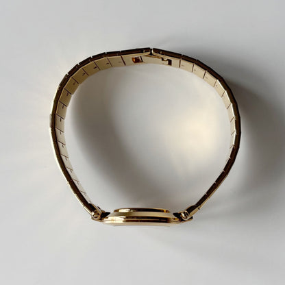 Dior 1990s Round Dial Gold Plated Watch