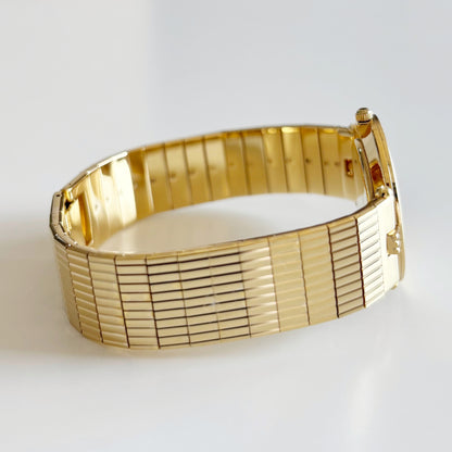 Dior 1990s Round Dial Gold Plated Watch (Large)