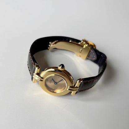 Cartier 1990s Must de Colisee Sunray Watch (SM)
