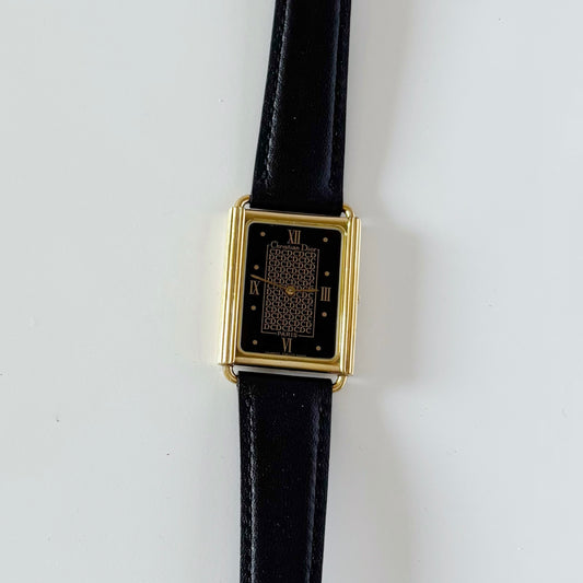 Dior 1990s Gold Plated Tank Watch (Large)