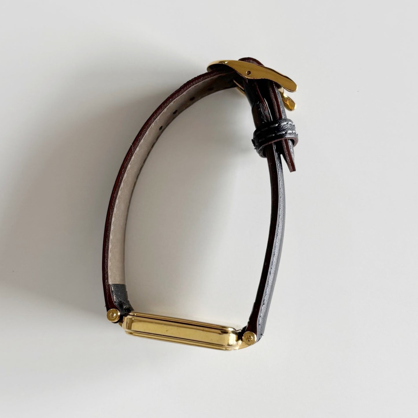 Dior 1990s Tank Gold Plated Watch (Large)