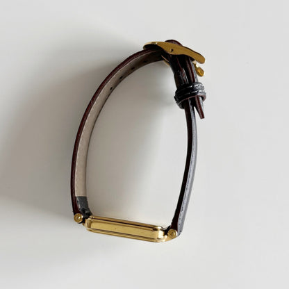 Dior 1990s Tank Gold Plated Watch (Large)