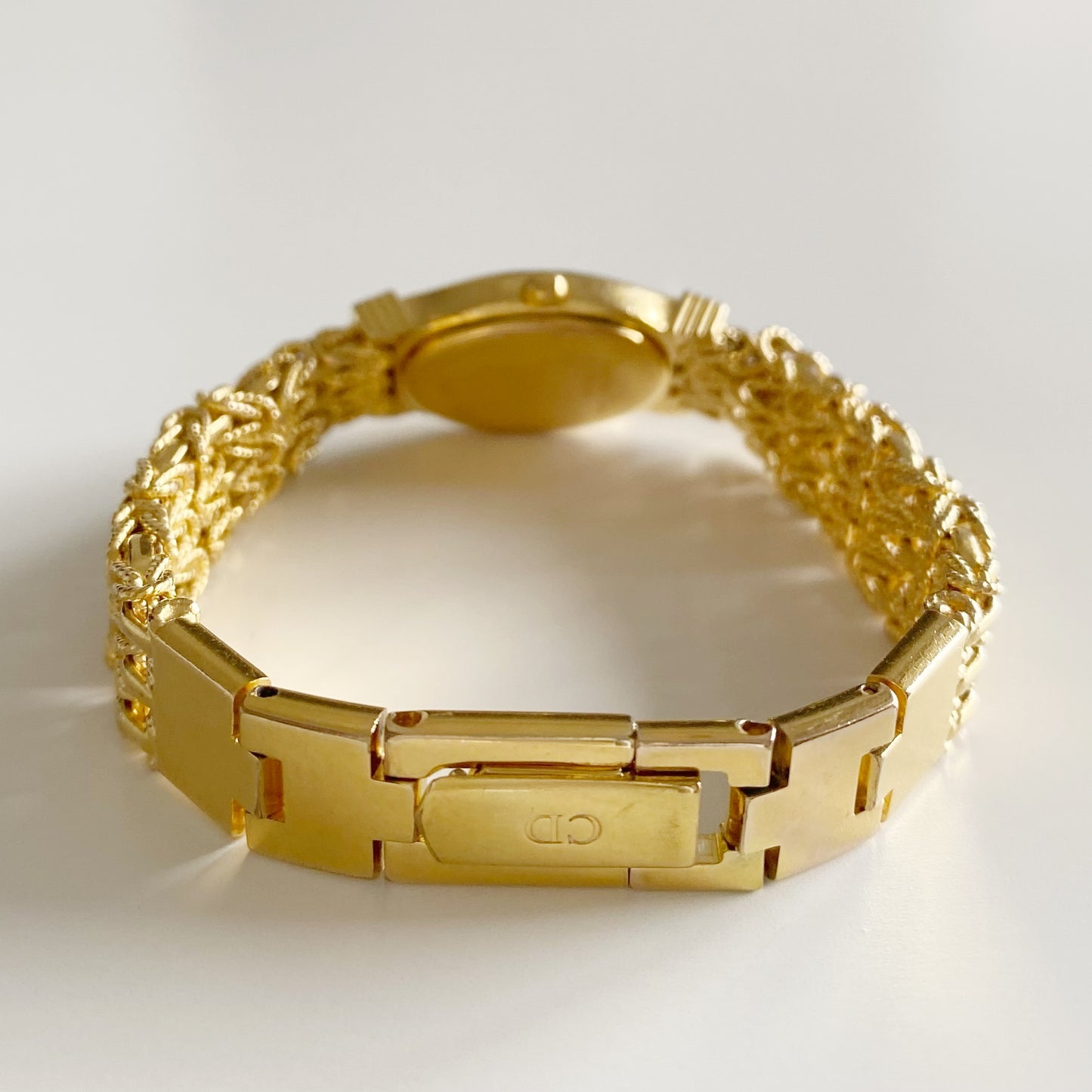 Dior 1990s Gold Plated Watch