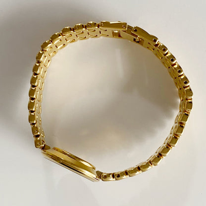 Dior 1990s Seashell Dial Gold Plated Watch
