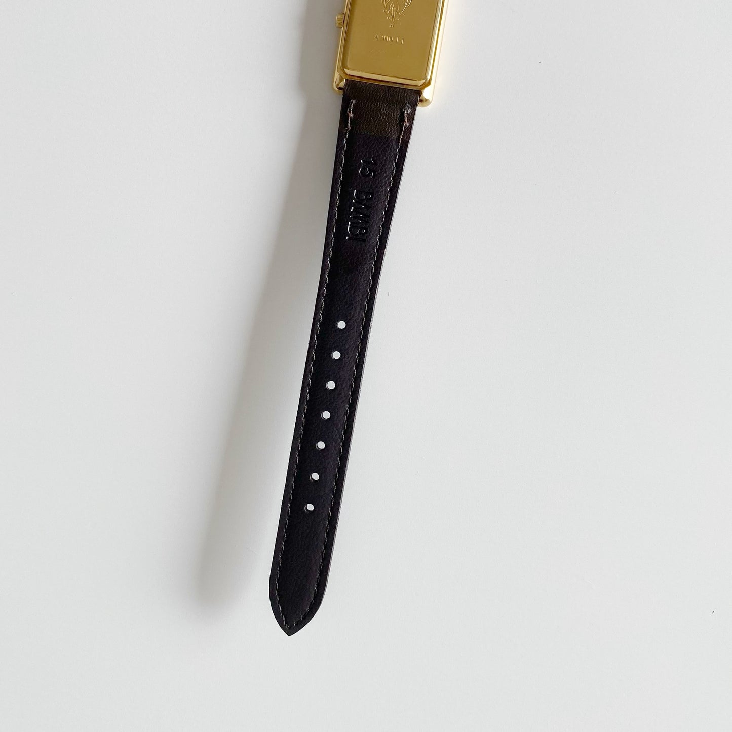 Gucci 1990s Gold Dial Tank Watch