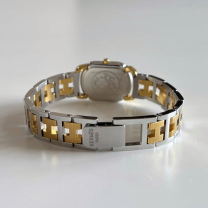 Hermes 1990s Rallye Two Tone Watch