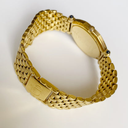 Dior 1990s Octagon Gold Plated Watch